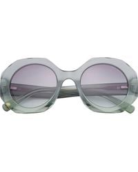 Ted Baker - 51Mm Round Sunglasses - Lyst