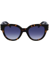 Longchamp - 52Mm Gradient Tea Cup Sunglasses - Lyst