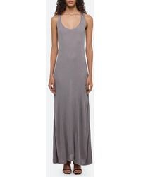 Helmut Lang - Rib Twist Back Maxi Dress - Lyst