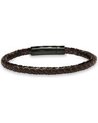 HMY Jewelry - Braided Leather Bracelet - Lyst