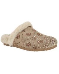 Guess - Gascona Rhinestone & Faux Fur Clog - Lyst