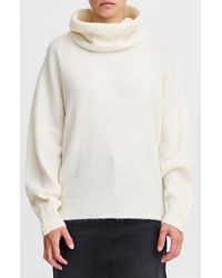 Ichi - Knit Turtleneck Sweater - Lyst