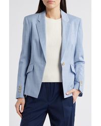 BOSS - Jia Windopane Plaid Jacket - Lyst