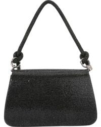 BERNESS - Rhinestone Shoulder Bag - Lyst
