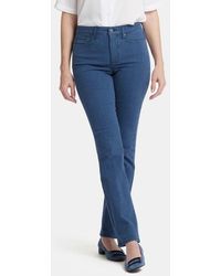 NYDJ - Billie Pinstripe High Waist Mini Bootcut Jeans - Lyst