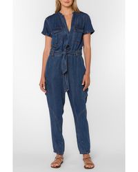 Velvet Heart - Greyson Denim Utility Jumpsuit - Lyst