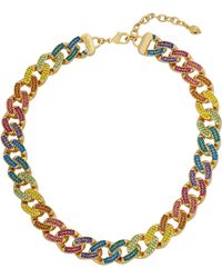 Kurt Geiger - Rainbow Chain Necklace - Lyst