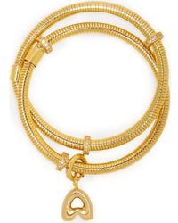 Saachi - Bubble Charm Initial Bracelet - Lyst