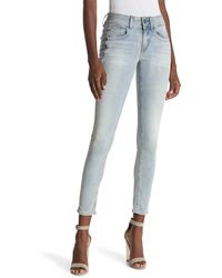 lynn biker mid skinny jeans