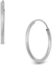 Frankie & Zoe - 14K Endless Hoop Earrings - Lyst