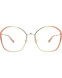 Chloé - 57Mm Square Optical Glasses - Lyst