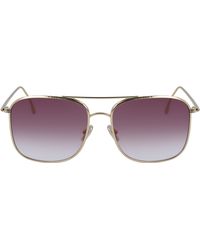 Victoria Beckham - 59mm Gradient Square Navigator Sunglasses - Lyst