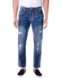 Xray Jeans - Skinny-fit Distressed Stretch Jeans - Lyst