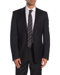 calvin klein black suit jacket