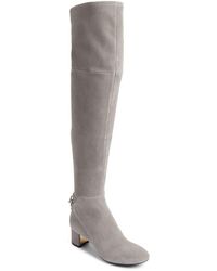 tory burch grey boots