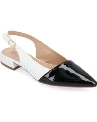 Journee Collection - Bertie Slingback Flat - Lyst