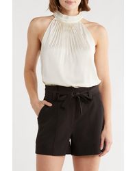 Catherine Malandrino - Emboidered Collar Halter Top - Lyst