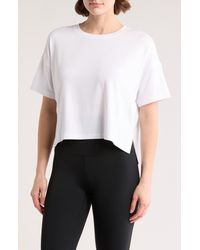 90 Degrees - Supersoft Day One Boxy High-Low T-Shirt - Lyst