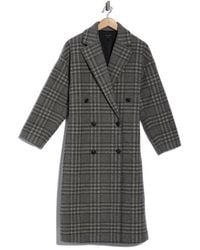 Rag & Bone - Thea Plaid Double Breasted Wool Blend Coat - Lyst