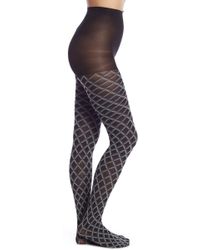 Hue Diamond Geo Tights - Multicolor