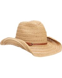 Vince Camuto - Open Weave Cowgirl Hat - Lyst