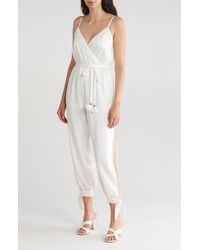 Lulus - Lovely As Can Be Satin Jumpsuit - Lyst
