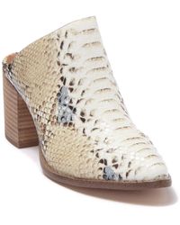 report tosh snake embossed mule