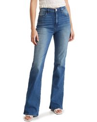 Current/Elliott - High Rise Flare Jeans - Lyst