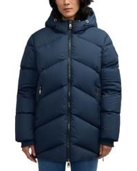 Scotch & Soda - Fallon Inverted Chevron Quilted Down Jacket - Lyst