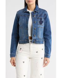 Desigual - Mickey Mouse Denim Trucker Jacket - Lyst