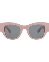 McQueen - 50Mm Gradient Square Sunglasses - Lyst
