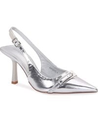 BERNESS - Coraline Pointed Toe Slingback Pump - Lyst