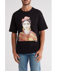 BOSS - Frida Kahlo Cotton Graphic T-shirt - Lyst
