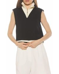 Alexia Admor - Denise Collared Top - Lyst