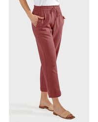 Matty M - Laurel Linen Blend Pants - Lyst