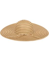San Diego Hat - Metallic Woven Floppy Hat - Lyst