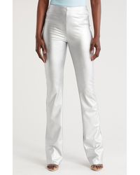 Naked Wardrobe - Bootcut Faux Leather Pants - Lyst