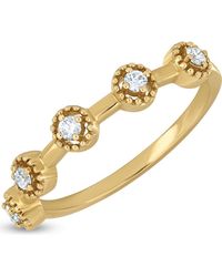 Bony Levy - Monaco 18K Diamond Stackable Ring - Lyst
