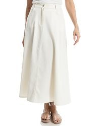 Max Studio - Piqué A-Line Maxi Skirt - Lyst