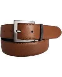 Vince Camuto Reversible Leather Belt - Brown