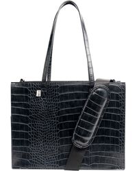 BEIS - Mini Work Croc Embossed Faux Leather Tote - Lyst