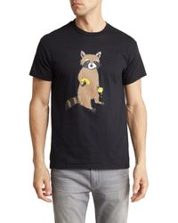 Altru - Raccoon Taco Cotton Graphic T-shirt - Lyst