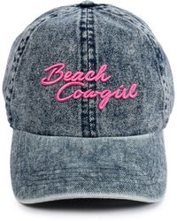 David & Young - Beach Cowgirl Embroidered Baseball Cap - Lyst
