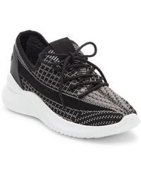 Tahari - Patterned Knit Sneaker - Lyst