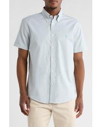 Brooks Brothers - Regular Fit Non-Iron Stretch Oxford Short Sleeve Button-Down Shirt - Lyst