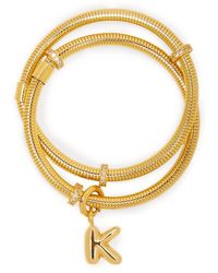 Saachi - Bubble Charm Initial Bracelet - Lyst