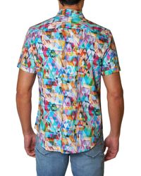 Robert Graham - Multi Geo Print Short Sleeve Shirt - Lyst