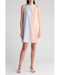 FRNCH - Diane Mixed Stripe Colorblock Dress - Lyst