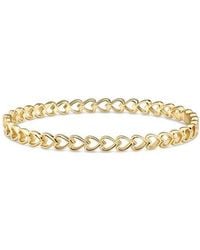 DEVATA - Open Heart Bangle Bracelet - Lyst