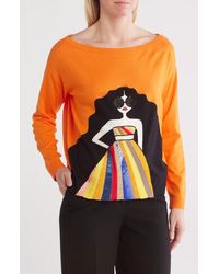 Alice + Olivia - Winona Staceface Pullover - Lyst